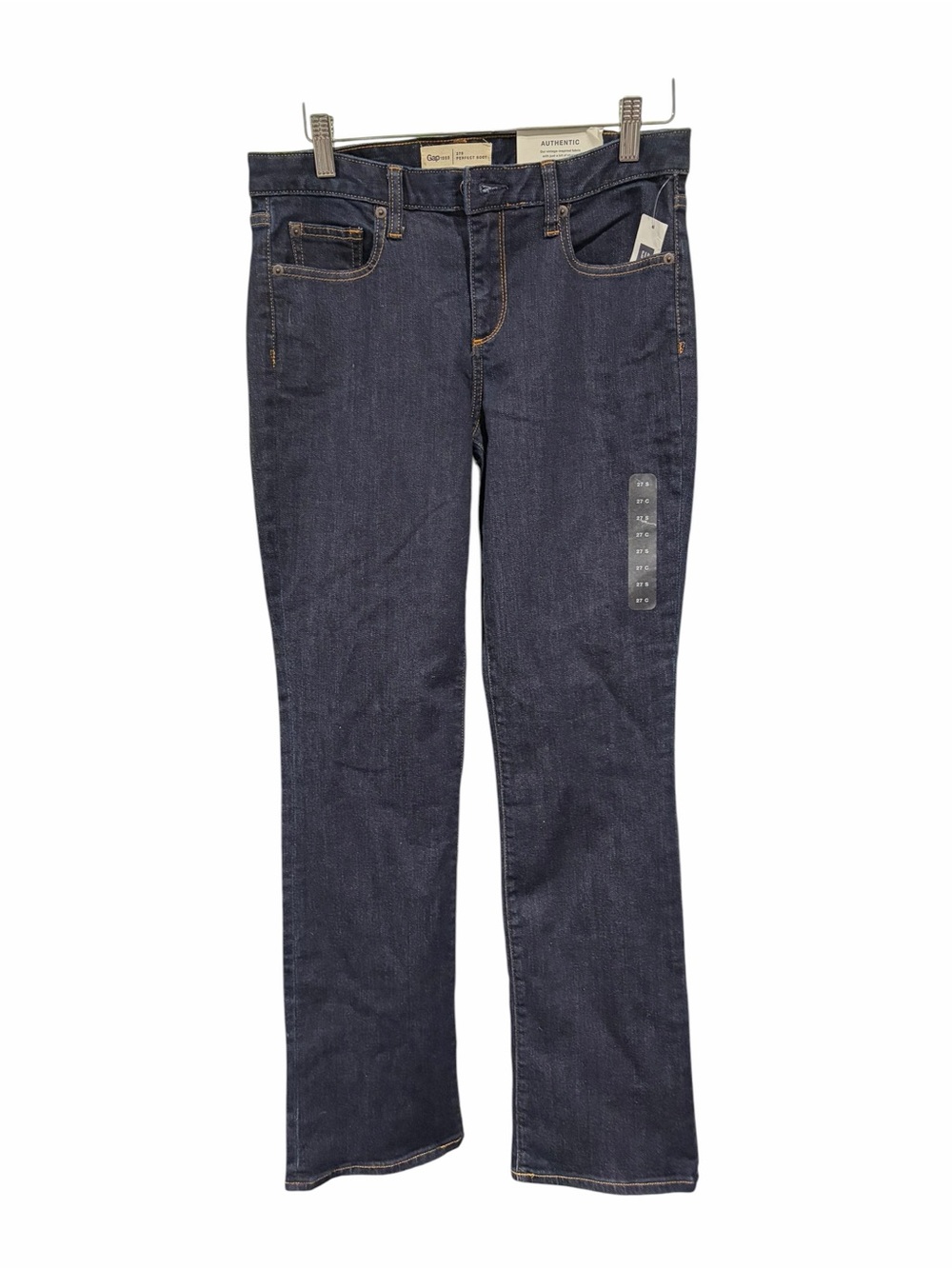 Gap 1969 Authentic Perfect Boot Mid Rise Bootcut Jeans Women’s 27S Dark Wash